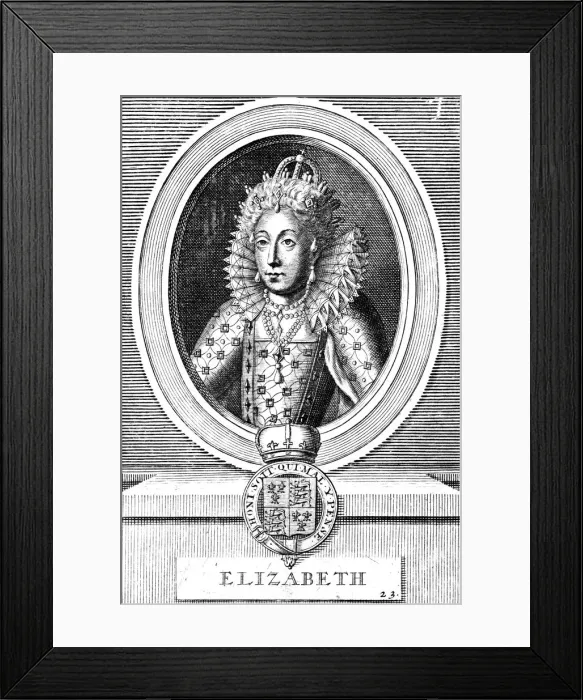 Framed Print : Elizabeth I, Queen of England and Ireland Framed Print : Elizabeth I, Queen of England and Ireland