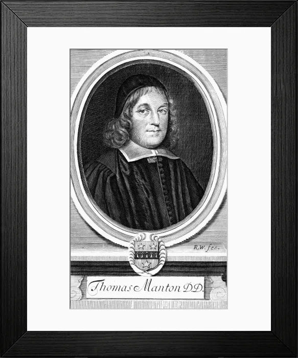 Framed Print : Thomas Manton, Puritan clergyman Framed Print : Thomas Manton, Puritan clergyman