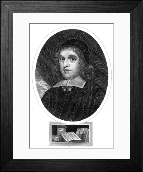 Framed Print : Thomas Manton, Puritan clergyman. Artist: J Chapman Framed Print : Thomas Manton, Puritan clergyman. Artist: J Chapman