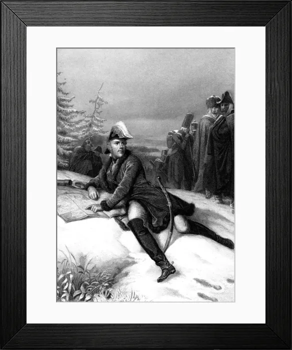 Framed Print : Marshal Ney, French soldier of the Napoleonic Wars, (19th century). Artist: Paul Girardet