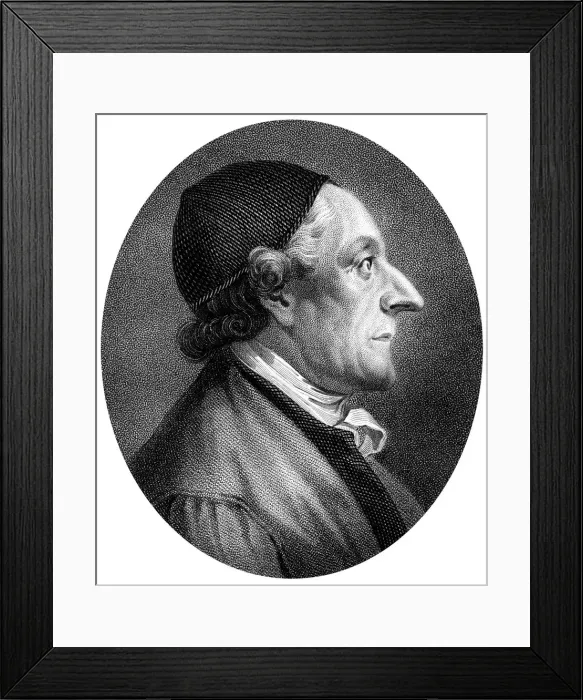 Framed Print : Johann Kaspar Lavater, Swiss physiognomist and theologian, (1813). Artist: J Chapman Framed Print : Johann Kaspar Lavater, Swiss physiognomist and theologian, (1813). Artist: J Chapman