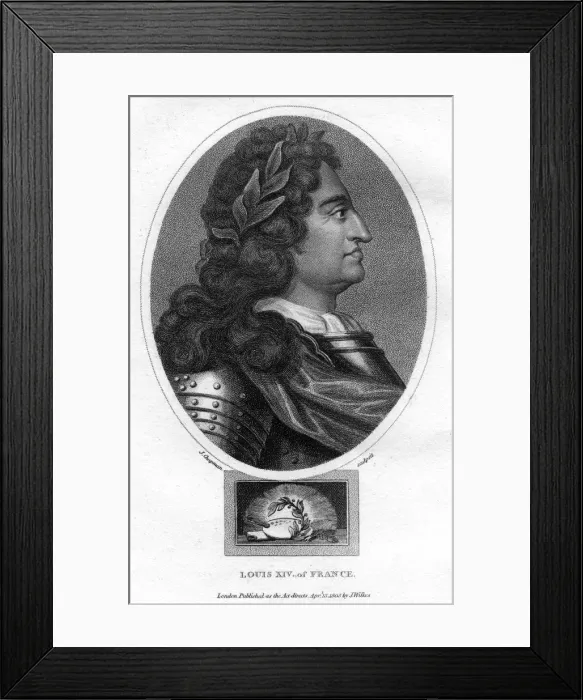 Framed Print : Louis XIV, King of France, (1805). Artist: King Louis XIV of France Framed Print : Louis XIV, King of France, (1805). Artist: King Louis XIV of France
