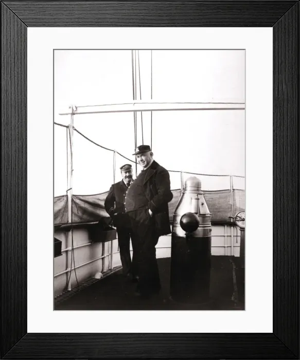 Framed Print : Dutch pilot, 1898. Artist: James Batkin Framed Print : Dutch pilot, 1898. Artist: James Batkin