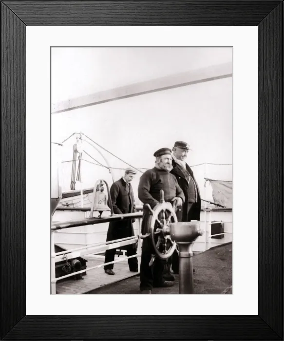 Framed Print : Dutch pilot, 1898. Artist: James Batkin Framed Print : Dutch pilot, 1898. Artist: James Batkin