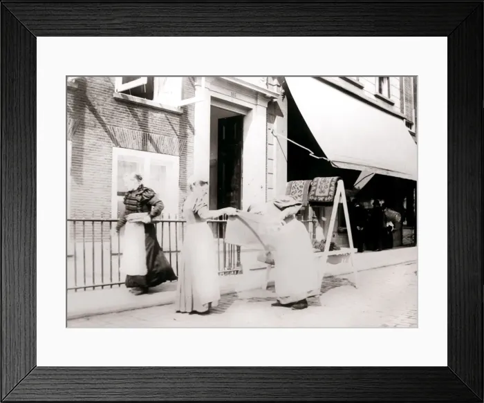 Framed Print : Women, Rotterdam, Netherlands, 1898. Artist: James Batkin Framed Print : Women, Rotterdam, Netherlands, 1898. Artist: James Batkin