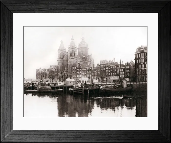 Framed Print : Church of St Nicholas inside the Walls, Amsterdam, 1898. Artist: James Batkin Framed Print : Church of St Nicholas inside the Walls, Amsterdam, 1898. Artist: James Batkin