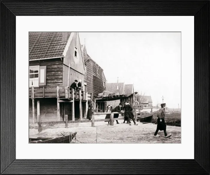 Framed Print : Marken Island, Netherlands, 1898. Artist: James Batkin Framed Print : Marken Island, Netherlands, 1898. Artist: James Batkin
