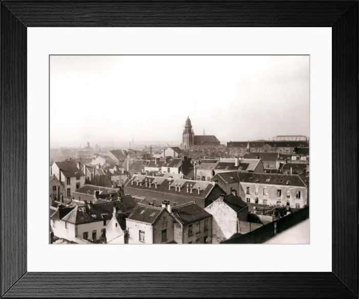 Framed Print : Antwerp skyline, 1898. Artist: James Batkin Framed Print : Antwerp skyline, 1898. Artist: James Batkin