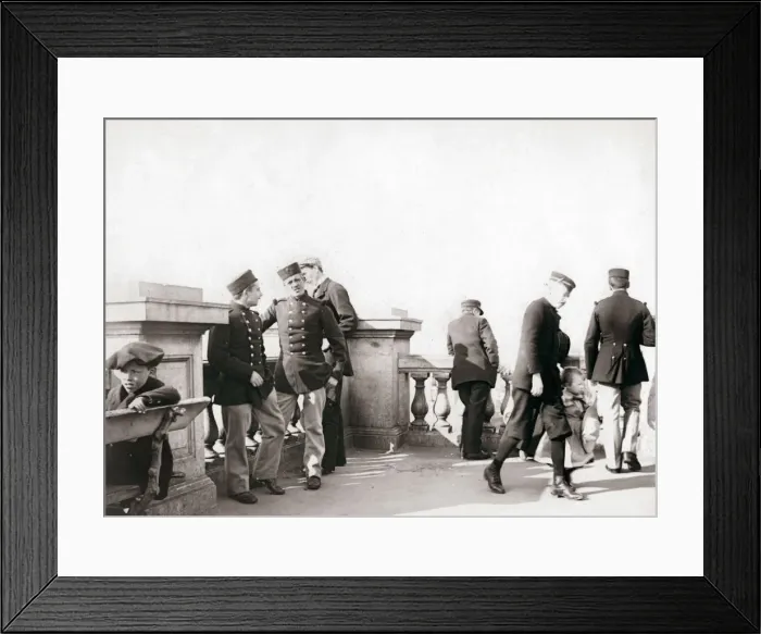 Framed Print : People of Antwerp, 1898. Artist: James Batkin Framed Print : People of Antwerp, 1898. Artist: James Batkin