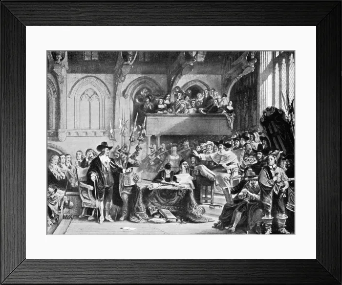 Framed Print : The famous trial of Charles I in Westminster Hall in January, 1649 (c1905) Framed Print : The famous trial of Charles I in Westminster Hall in January, 1649 (c1905)