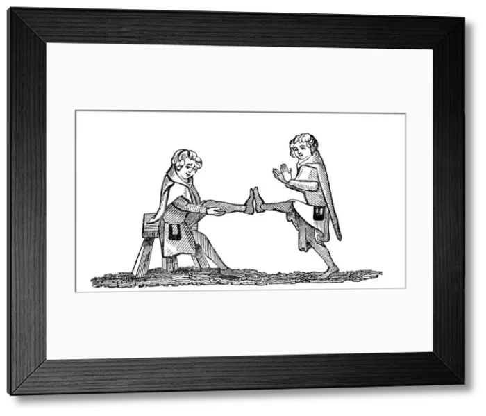 Framed Print : Exercises derived from the Quintain, (1833) Framed Print : Exercises derived from the Quintain, (1833)