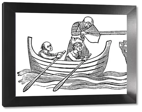 Boat Tilting, 14th century, (1833)