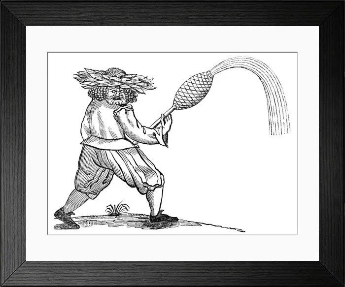 Framed Print : A Green Man, (1833) Framed Print : A Green Man, (1833)