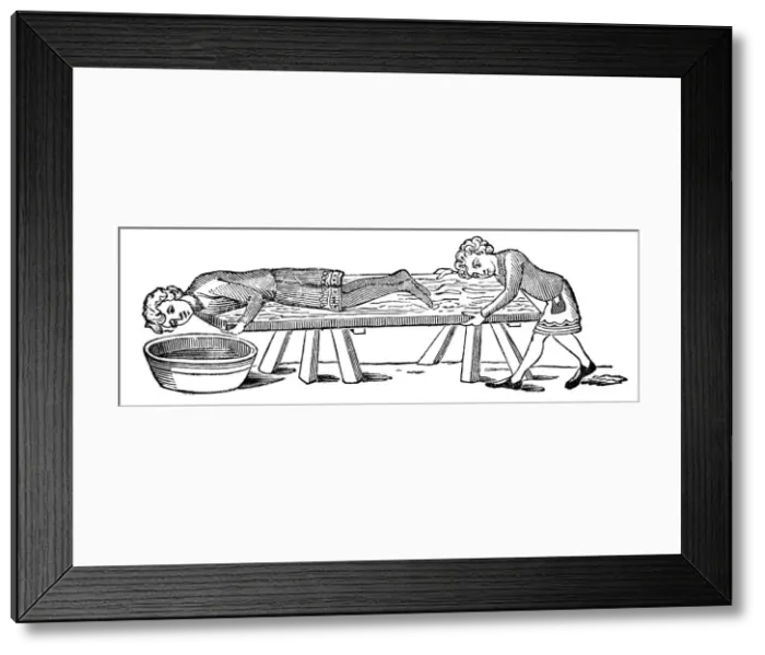 Framed Print : Diving for Apples, (1833) Framed Print : Diving for Apples, (1833)
