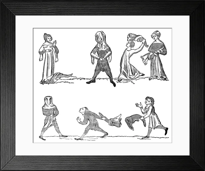 Framed Print : Hoodman Blind, (1833) Framed Print : Hoodman Blind, (1833)