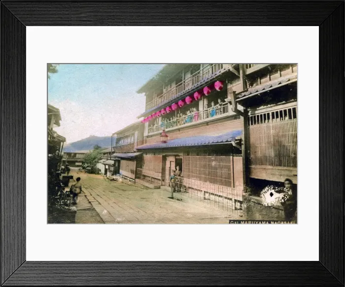 Framed Print : Maruyama, Nagasaki, Japan Framed Print : Maruyama, Nagasaki, Japan