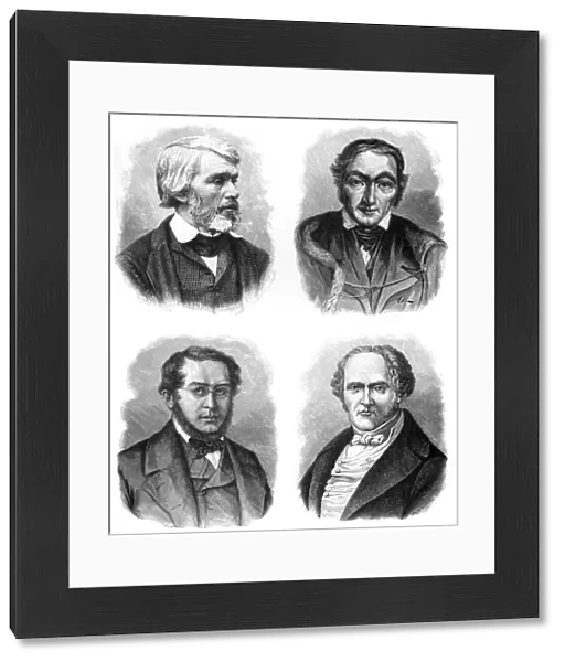 Four social theorists: Carlyle, Owen, Fourier and Proudhon, (1903)