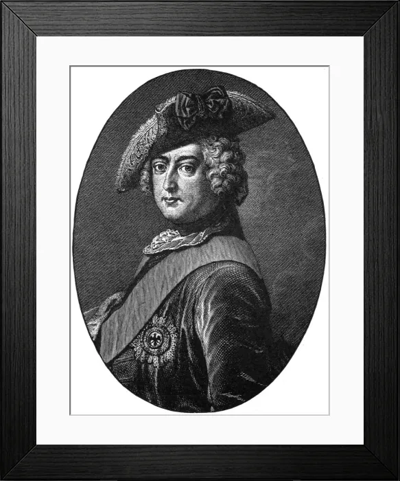 Framed Print : Frederick the Great, King of Prussia, (1903). Artist: Antoine Pesne Framed Print : Frederick the Great, King of Prussia, (1903). Artist: Antoine Pesne