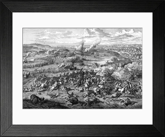 Framed Print : The Battle of Hochstadt, Bavaria, 13 August 1704, (1903). Artist: Jan van Huchtenburg Framed Print : The Battle of Hochstadt, Bavaria, 13 August 1704, (1903). Artist: Jan van Huchtenburg