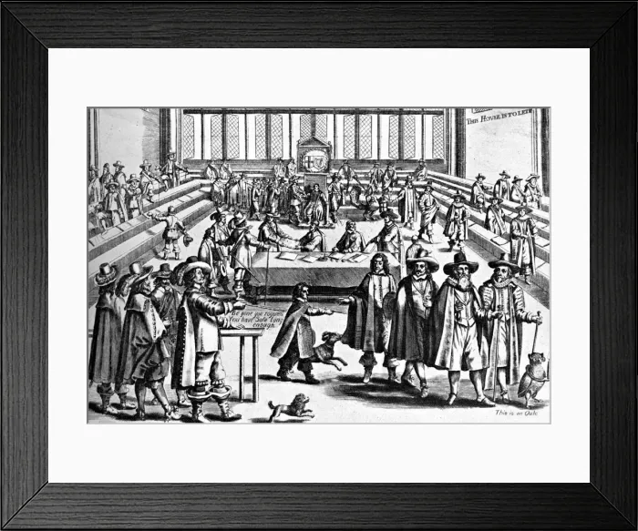 Framed Print : This House is to Let, c1650s, (c1902-1905) Framed Print : This House is to Let, c1650s, (c1902-1905)