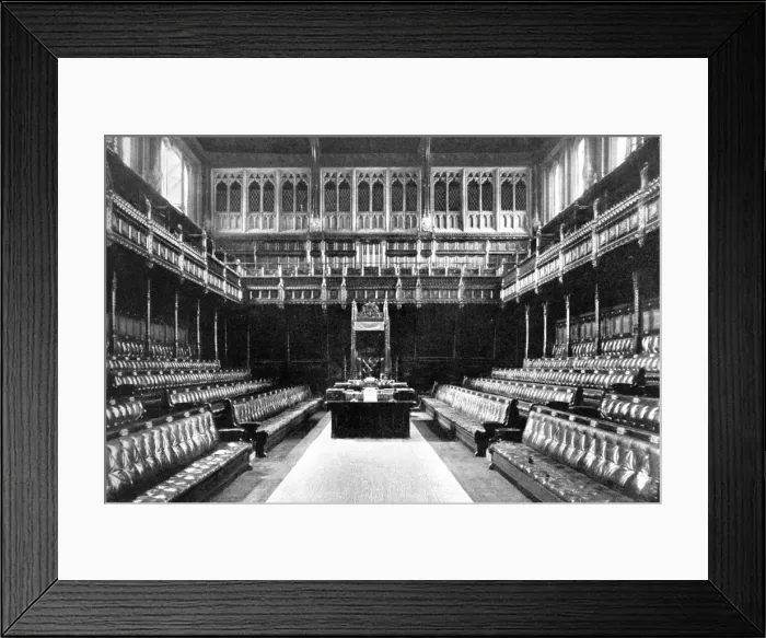 Framed Print : Ladies Grille above the Reporters Gallery, House of Commons, Westminster, London, c1905 Framed Print : Ladies Grille above the Reporters Gallery, House of Commons, Westminster, London, c1905