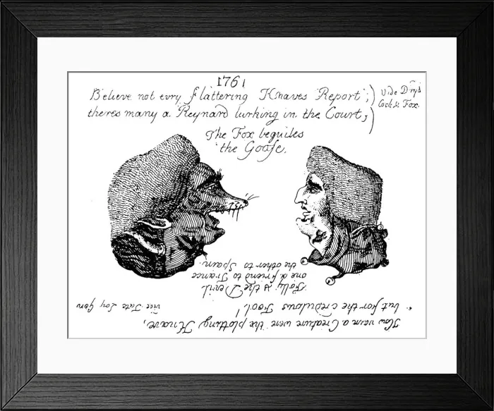 Framed Print : The Duke of Newcastle and Lord Holland, 1761 (c1905) Framed Print : The Duke of Newcastle and Lord Holland, 1761 (c1905)