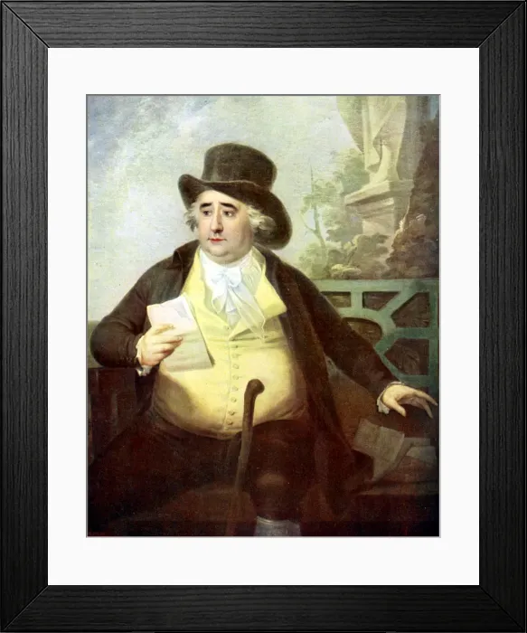 Framed Print : Charles James Fox, 18th-19th century British Whig politician, c1905 Framed Print : Charles James Fox, 18th-19th century British Whig politician, c1905