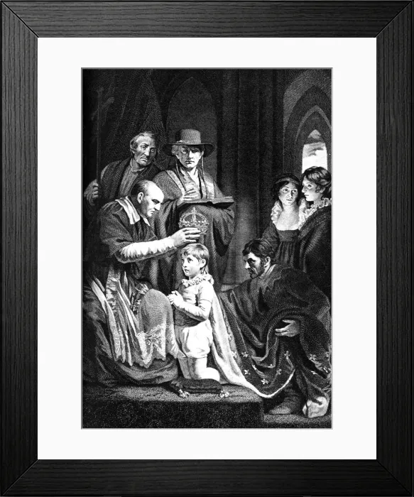 Framed Print : The coronation of Henry VI of England, 1422 (c1905) Framed Print : The coronation of Henry VI of England, 1422 (c1905)