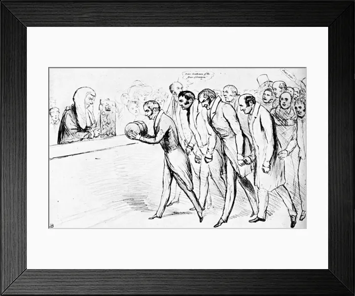 Framed Print : Bringing Up Our Bill, c1832 (c1905) Framed Print : Bringing Up Our Bill, c1832 (c1905)