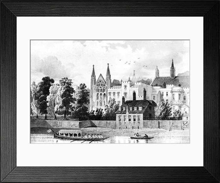 Framed Print : St Stephens Chapel and the Speakers House, Westminster, London, 1834 (c1905) Framed Print : St Stephens Chapel and the Speakers House, Westminster, London, 1834 (c1905)