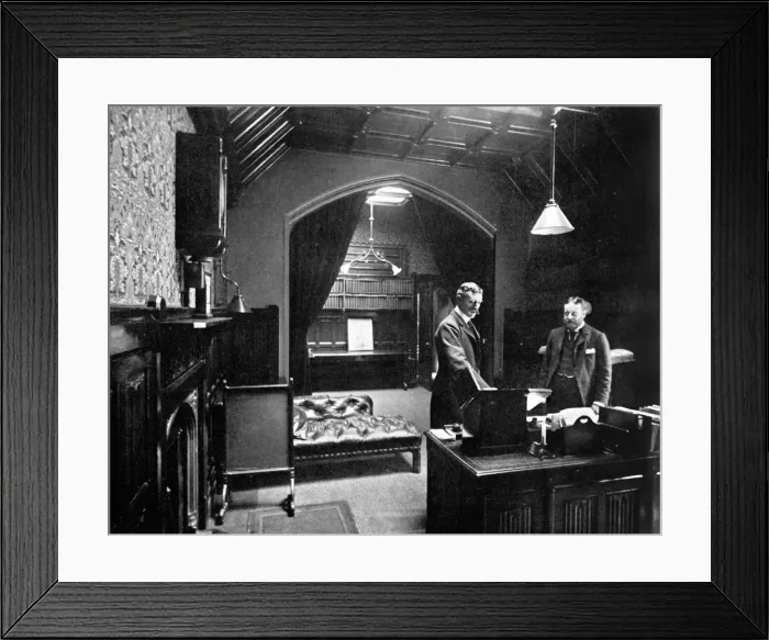 Framed Print : The Deputy Speakers office, House of Commons, Westminster, London, c1905 Framed Print : The Deputy Speakers office, House of Commons, Westminster, London, c1905