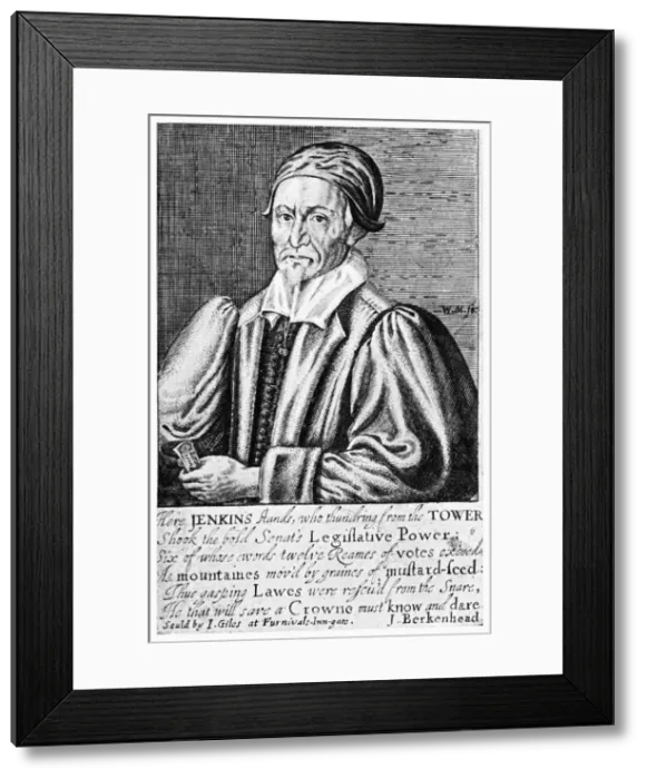 Framed Print : David Jenkins, 17th century Welsh judge, c1905 Framed Print : David Jenkins, 17th century Welsh judge, c1905