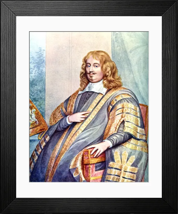 Framed Print : Edward Hyde, 1st Earl of Clarendon, 17th century English statesman and historian, c1905. Artist: George Perfect Harding Framed Print : Edward Hyde, 1st Earl of Clarendon, 17th century English statesman and historian, c1905. Artist: George Perfect Harding