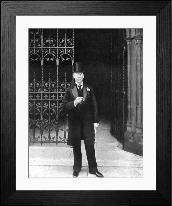 Framed Print : Joseph Chamberlain, British Liberal statesman, c1905. Artist: John Benjamin Stone Framed Print : Joseph Chamberlain, British Liberal statesman, c1905. Artist: John Benjamin Stone