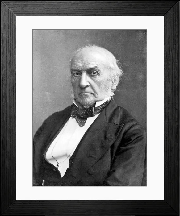 Framed Print : William Ewart Gladstone, 19th century British Liberal statesman and prime minister, c1905. Artist: London Stereoscopic & Photographic Co Framed Print : William Ewart Gladstone, 19th century British Liberal statesman and prime minister, c1905. Artist: London Stereoscopic & Photographic Co