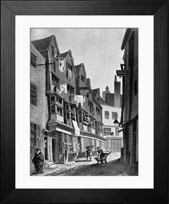 Framed Print : The ancient precincts of the Palace of Westminster, London, 1807 (c1905) Framed Print : The ancient precincts of the Palace of Westminster, London, 1807 (c1905)