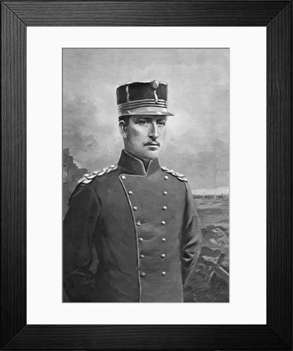 Framed Print : Albert I, King of the Belgians, late 19th-early 20th century Framed Print : Albert I, King of the Belgians, late 19th-early 20th century