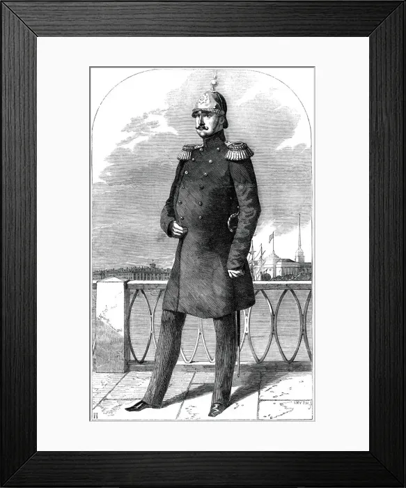 Framed Print : Nicholas I, Emperor of Russia, 19th century. Artist: Smyth Framed Print : Nicholas I, Emperor of Russia, 19th century. Artist: Smyth