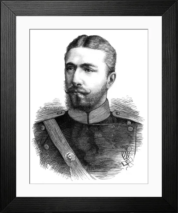 Framed Print : Prince Alexander of Battenberg, first prince of modern Bulgaria, 19th century Framed Print : Prince Alexander of Battenberg, first prince of modern Bulgaria, 19th century