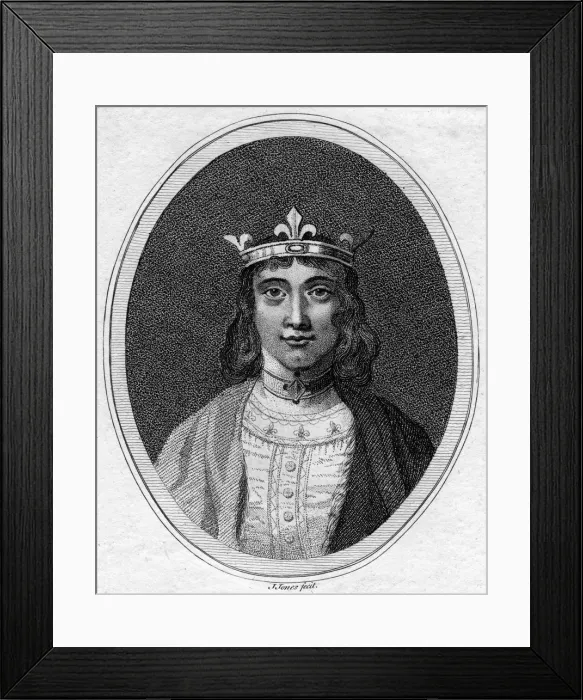 Framed Print : Philip IV the Fair, King of France, (1791). Artist: J Jones Framed Print : Philip IV the Fair, King of France, (1791). Artist: J Jones