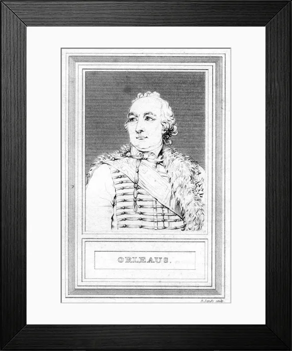 Framed Print : Louis Philippe, Duke of Orleans, (1811). Artist: R Sands Framed Print : Louis Philippe, Duke of Orleans, (1811). Artist: R Sands