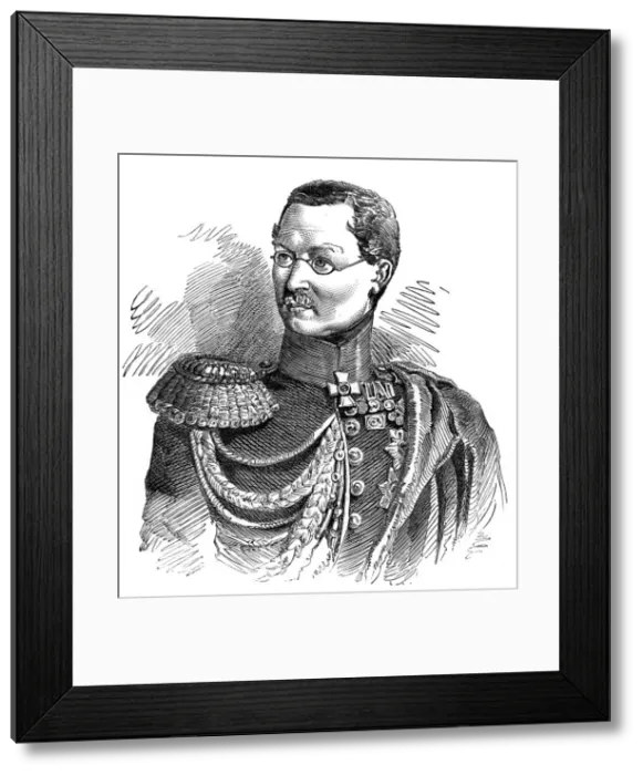 Framed Print : Prince Gortschakoff, General in Chief of the Russian forces in the Danubian principalities, 1853 Framed Print : Prince Gortschakoff, General in Chief of the Russian forces in the Danubian principalities, 1853