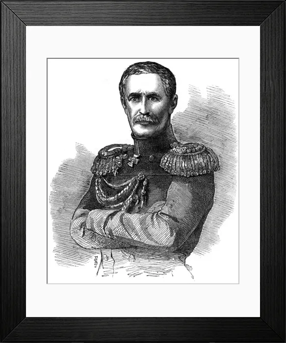 Framed Print : Prince Aleksandr Sergeyevich Menshikov, Russian military commander, 1853 Framed Print : Prince Aleksandr Sergeyevich Menshikov, Russian military commander, 1853