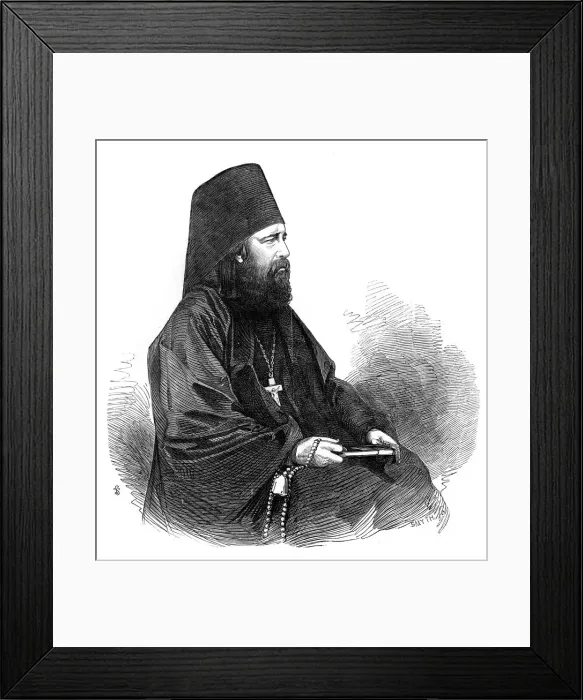 Framed Print : A priest of the Greek orthodox church, 1853. Artist: Smyth Framed Print : A priest of the Greek orthodox church, 1853. Artist: Smyth
