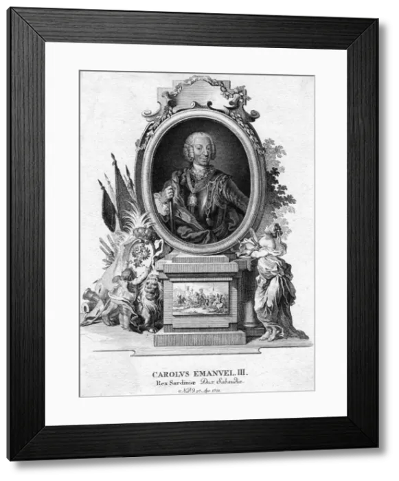 Framed Print : Charles Emmanuel III of Sardinia, Duke of Savoy and King of Sardinia, (1701-1773) Framed Print : Charles Emmanuel III of Sardinia, Duke of Savoy and King of Sardinia, (1701-1773)
