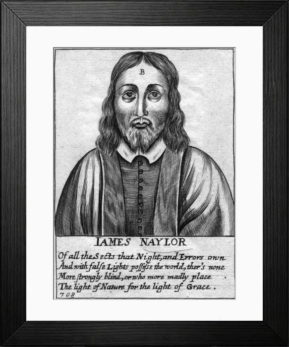 Framed Print : James Naylor, English Quaker leader, 17th century Framed Print : James Naylor, English Quaker leader, 17th century