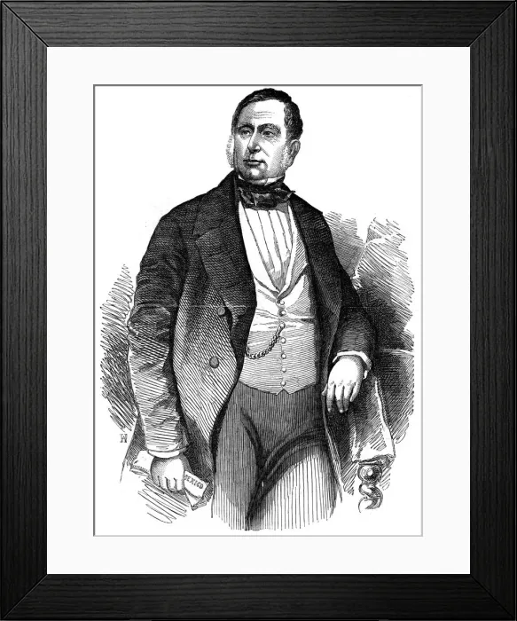 Framed Print : Mariano Arista, Mexican general and politician, 1853 Framed Print : Mariano Arista, Mexican general and politician, 1853