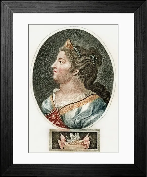 Framed Print : Anne, Queen of Great Britain, c1796 Framed Print : Anne, Queen of Great Britain, c1796
