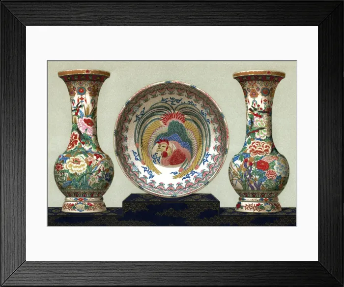 Framed Print : Satsuma Faience Framed Print : Satsuma Faience