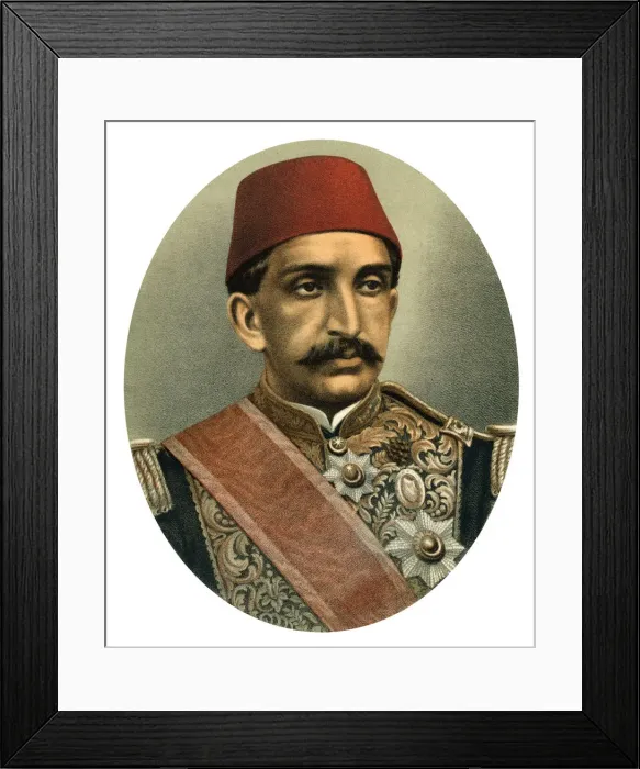 Framed Print : Abdul Hamid II, Sultan of Turkey, late 19th century Framed Print : Abdul Hamid II, Sultan of Turkey, late 19th century